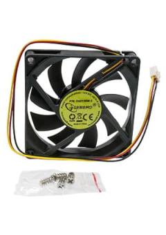 D8015BM-3, Вентилятор, 80x80x15, подшипник, 3 pin, провод 30 см