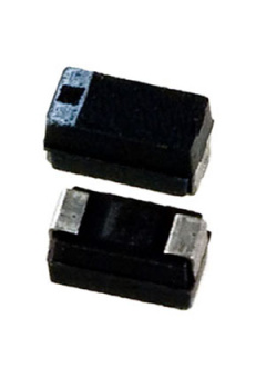 293D105X9016A2TE3, 3216-18, Cap Tant Solid 1uF 16V A CASE 10% (3.2 X 1.6 X 1.6mm) SMD 3216-18 9.3 Oh