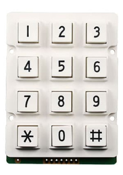 AK-207-N-WWB, клавиатура