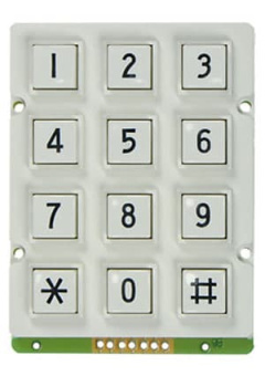 AK-207-N-WWB-WP, клавиатура