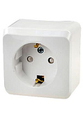 РА16-004B, Розетка 1-м ОП "Этюд" з/к, з/ш 16А