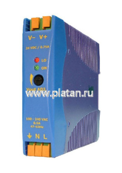 DRA18-12, Блок питания, 12В,1.5А,18Вт