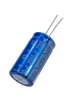 JRB1J222M0750180035, (К50-35) 2200мкФ 63В 105C 18x35 конденсатор электролитический алюминиевый